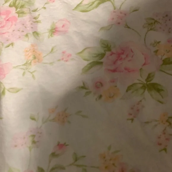 #510 Floral Pajama Set with Pink Roses - Picture 3 of 9